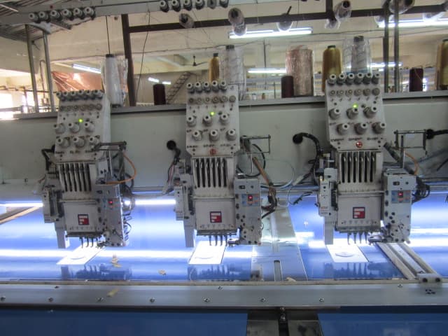 Thermal cutting device for embroidery machine
